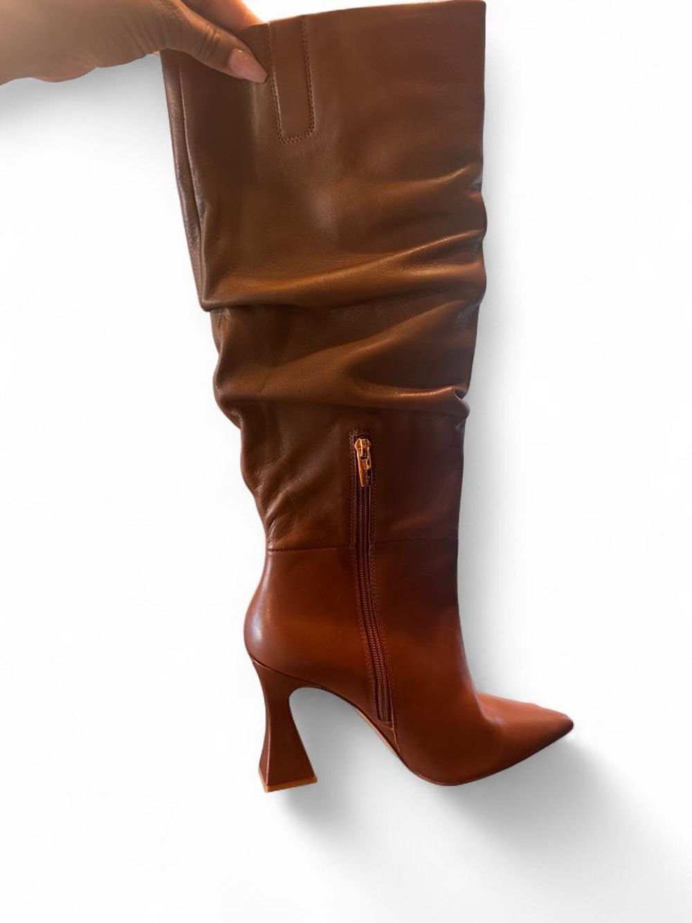 Vince Camuto - Alinkay Slouchy Leather Knee High Boots - Picture 3 of 9